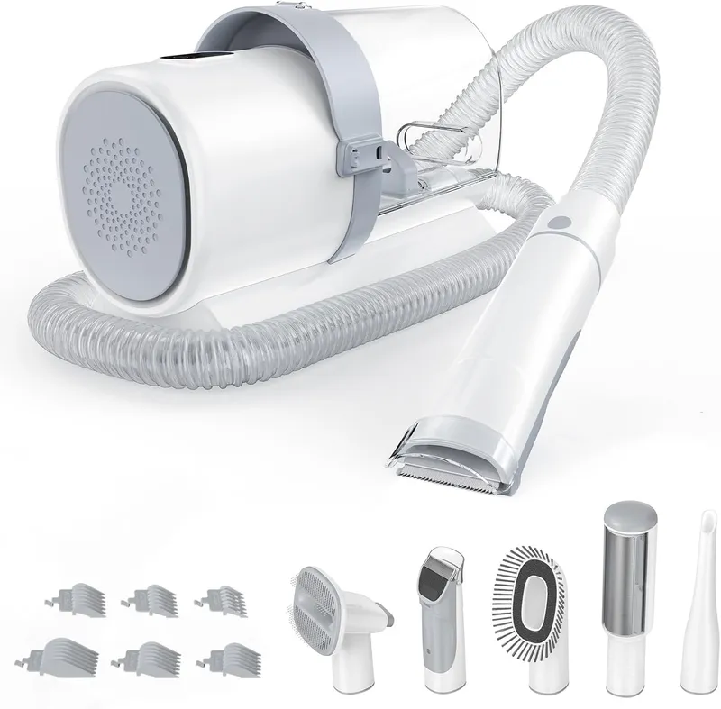 NEWBULIG 5-in-1 Pet Grooming Vacuum Kit