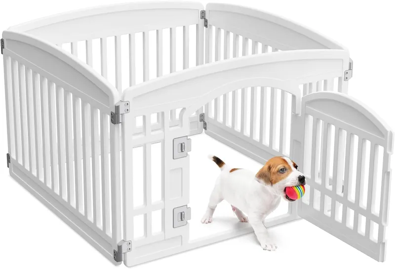 NEWBULIG Dog Playpen 4-Panel